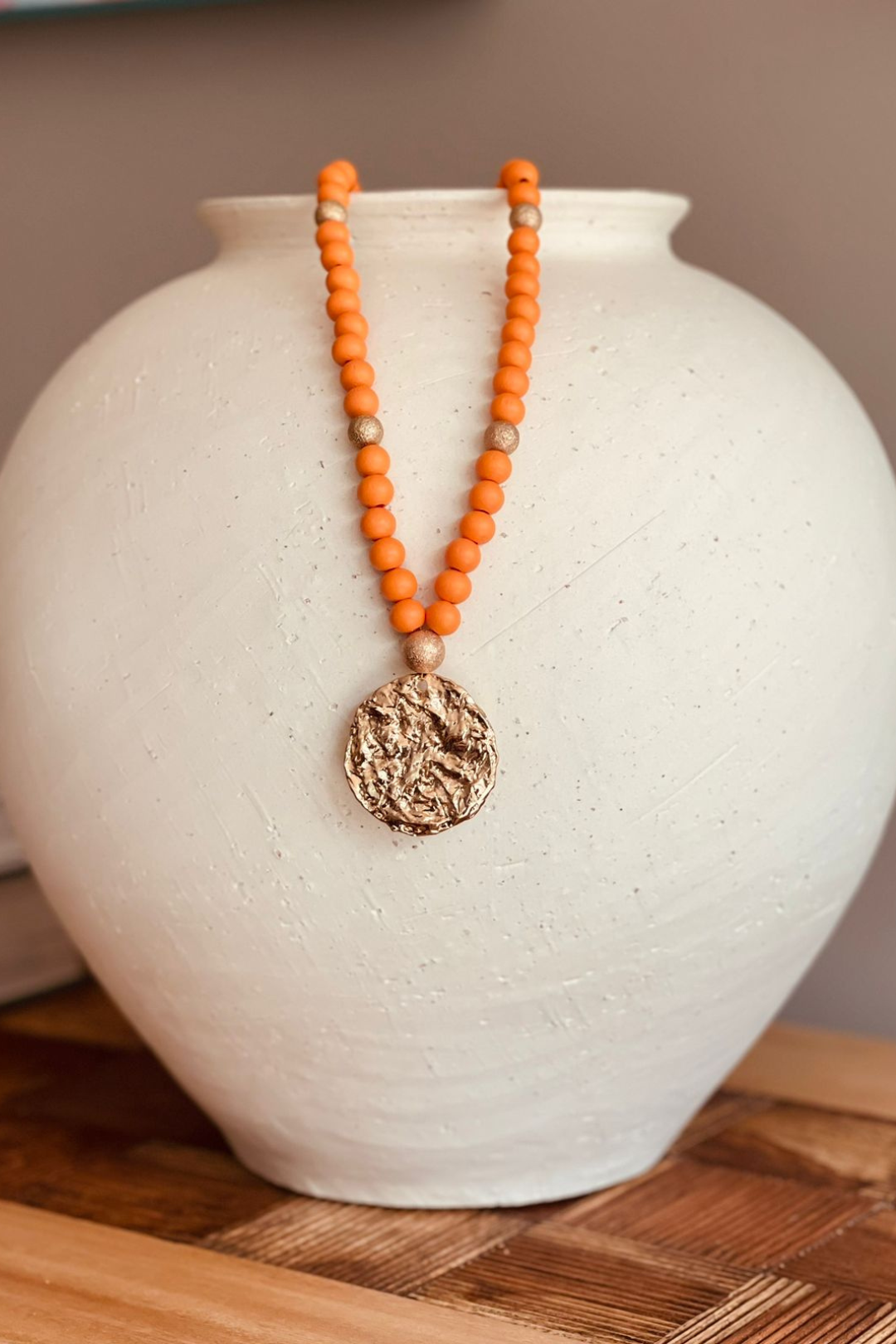 Collar summer naranja