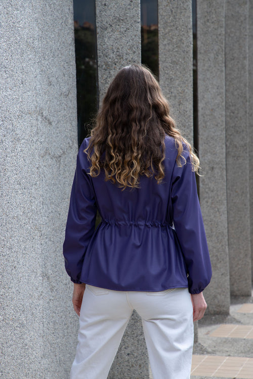 Chaqueta trendy leather purple