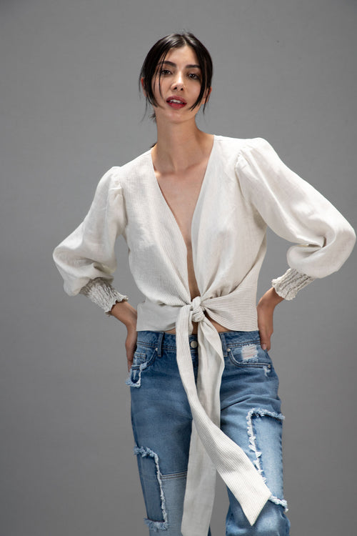 Blusa piel Lino lines