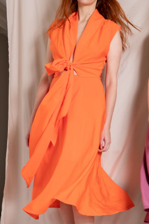 VESTIDO MARTINA NARANJA